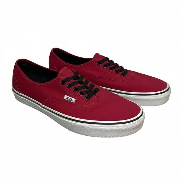 Vans Other - Vans Classic Canvas Sneakers Skater Shoes Lace Up Red Men 12​
